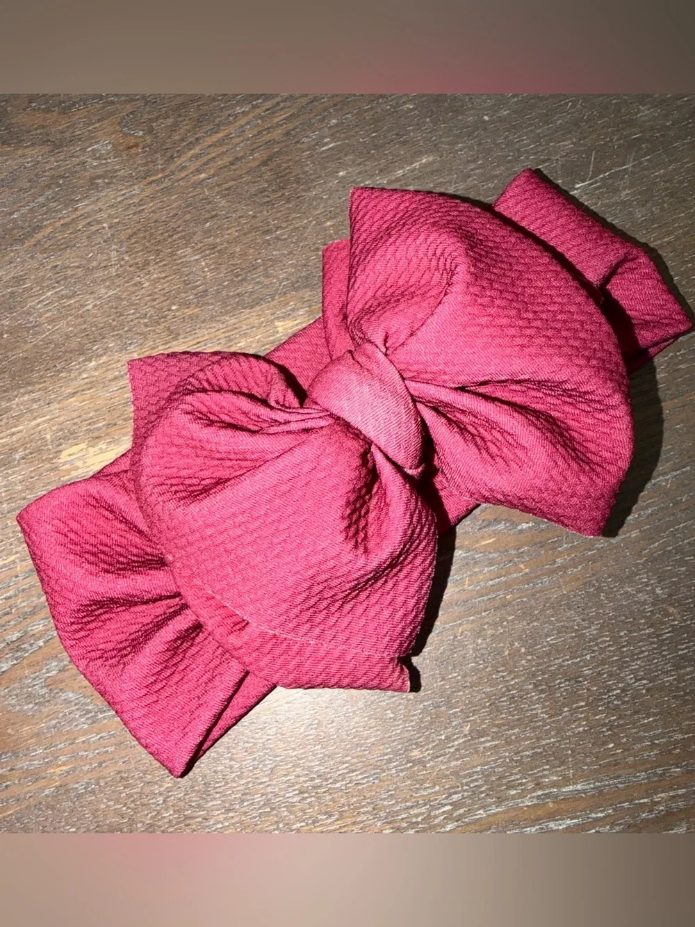 Gigi and Max Magenta Headwrap Bow (singular bow listing)
